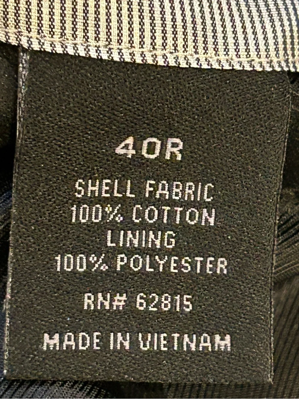 J. Ferrar Men’s 40R Slim Black Velvet Blazer Sport Coat Cotton